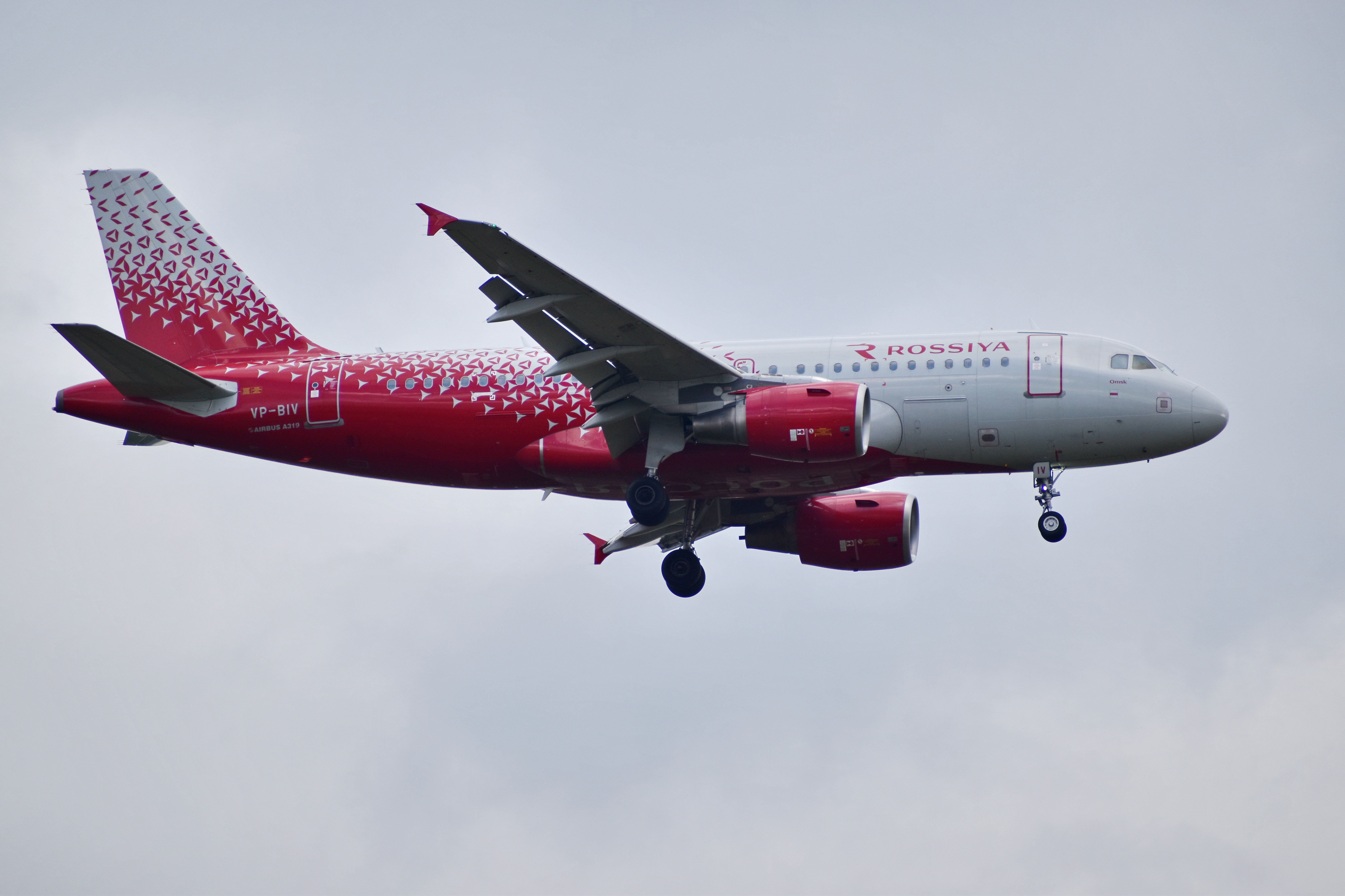 Airbus A319 VP-BIV Omsk Rossiya