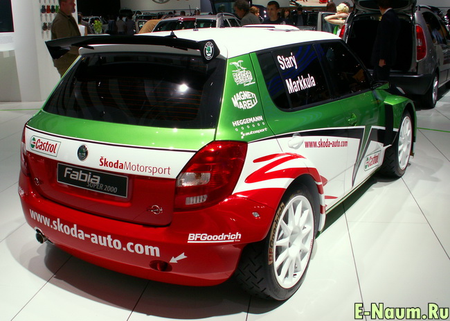 Так он выглядит сзади - Skoda Fabia Super 2000 Sport