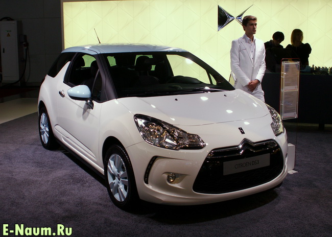 Citroen DS3 - в белом цвете приобретает особый шарм