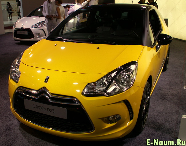 Citroen DS3 - в желтых оттенках