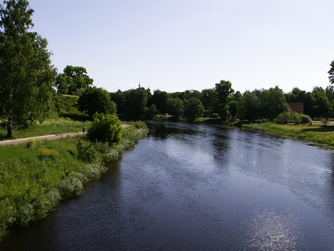 Река Ловать в Великих Луках